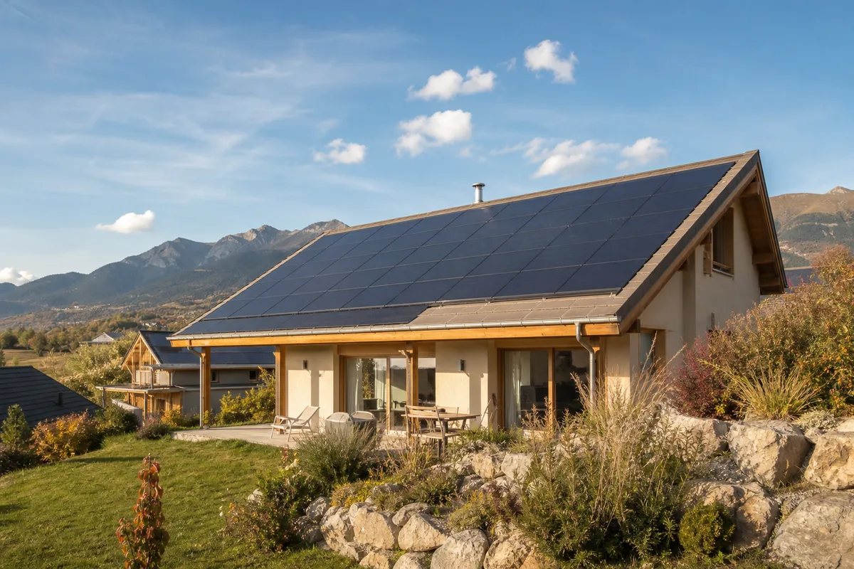 Panneau solaire La Bâtie-Neuve : installation photovoltaïque